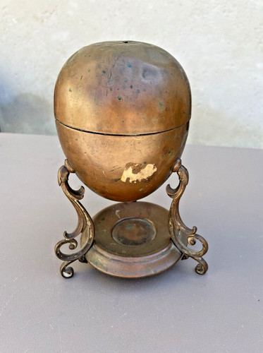 Ancien oeufrier cuivre - en,