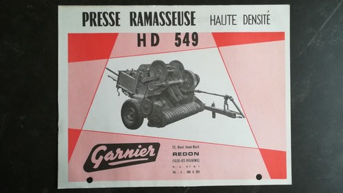 Brochure tracteur presse - brochure,