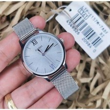 Montre romaine pour femme Casio LTP-E157M-7A en acier inoxydable bracelet mil...