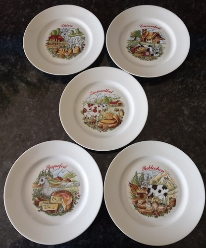 Lot assiettes à fromage - 5,
