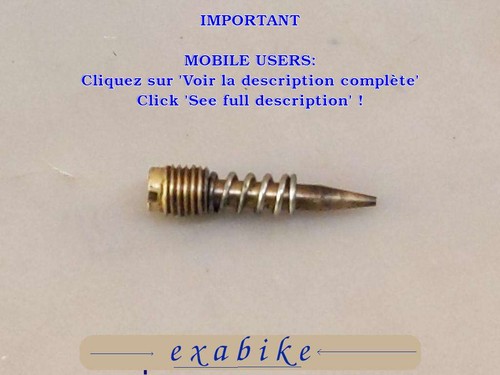 Vis richesse carburateur - richesse, de