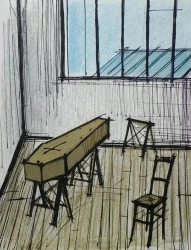 Bernard buffet le - bernard, cercueil