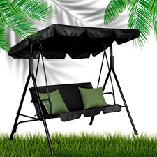 Balançoire de jardin noire