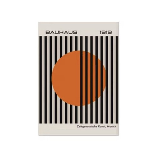 Affiche poster mural bauhaus - affiche,