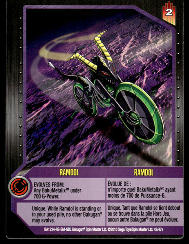 Bakugan card ramdol - -,