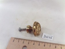 Bouton poignée de tiroir ancien en laiton style Louis XVI Empire Ø 30 mm (DG16)