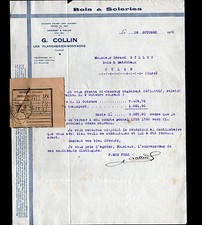 MOUNTAIN BOARDS (39) WOOD / SAWMILL "Léon GENISSET / Gaetan COLLIN" in 1935