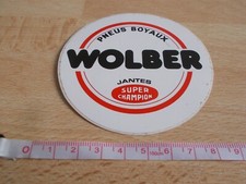 Hose Tire Sticker - Super Champion WOLBER Wheels