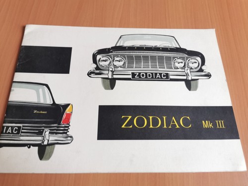 Catalogue brochure ford zodiac - catalogue,