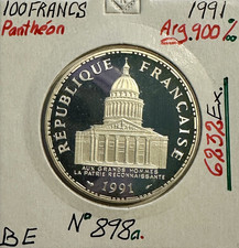 100 FRANCS PANTHEON - 1991 -