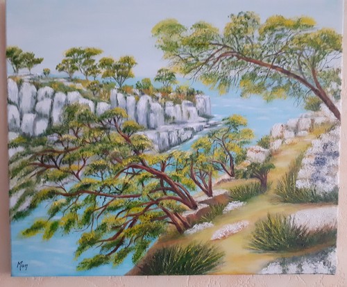 Tableau peinture huile - tableau, à