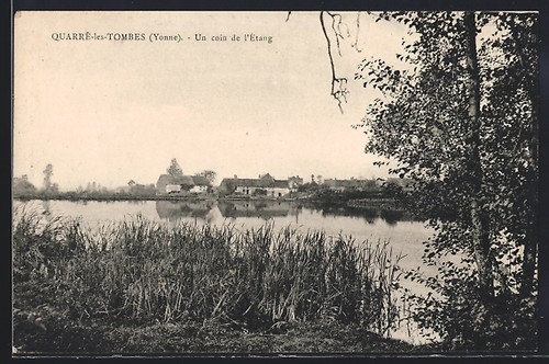 Cpa quarré les - quarré-les-tombes, /yonne