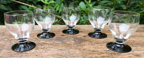 Vintage verres liqueur - 5, à