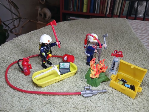 Playmobil pompiers deux - playmobil, n°6