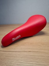 Selle Mundialita rouge rétro vintage pour pièces de vélo NOS Selle Italia