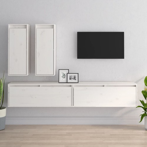 Meubles pcs blanc bois - tv,