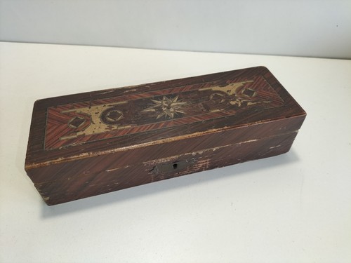Plumier bois art deco - art,
