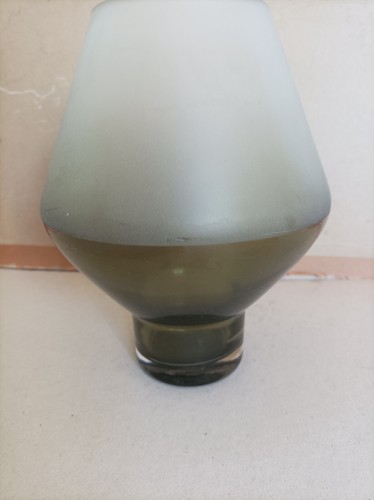Vase verre fumé - vase, non