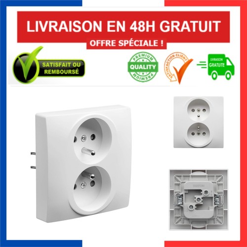 Prise électrique double t - Électrique,