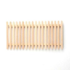 Poupées Maison Inachevé Bare Bois Palissade Panneau Miniature Jardin Accessoire