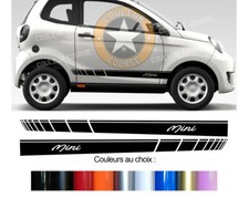 2 x LOW BODY STRIPS FOR AIXAM MINIAUTO LIGIER BELLIER STICKER BD573-109