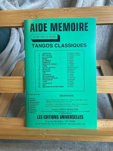 Tangos classiques aide