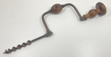 Antique Crankshaft Tool with Wick Head and Swivel Handle Chignole Drill