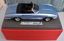 BBR 1/18 FERRARI 365 CALIFORNIA 1966 BLEU 91/200 PIECES COMME NEUF