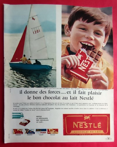 Publicité presse chocolat - publicité, presse: