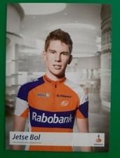 CYCLING cycling card JETSE BOL team RABOBANK 2012