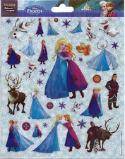 Stickers Frozen Reine Neiges autocollants scrapbooking