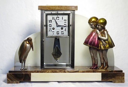 Pendule art déco - pendule,