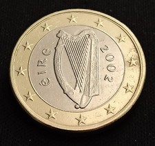  1 Euro 2002  Irlande  (Harpe