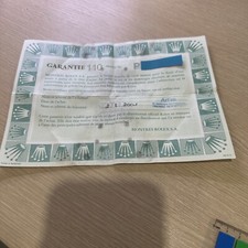 Rolex Papiers Garantie Papier