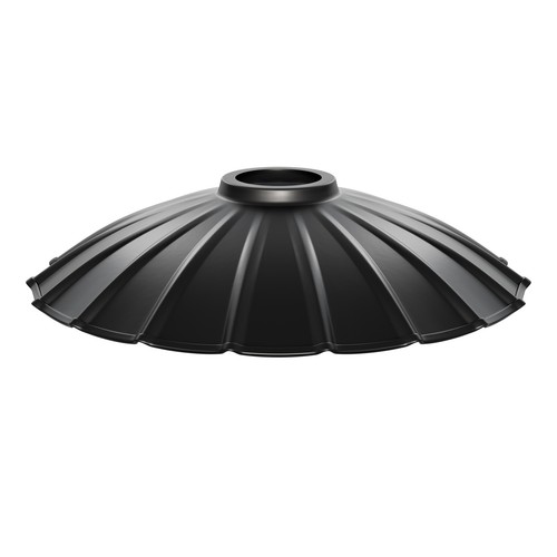 Abat jour noir 245mm - noir, Ø