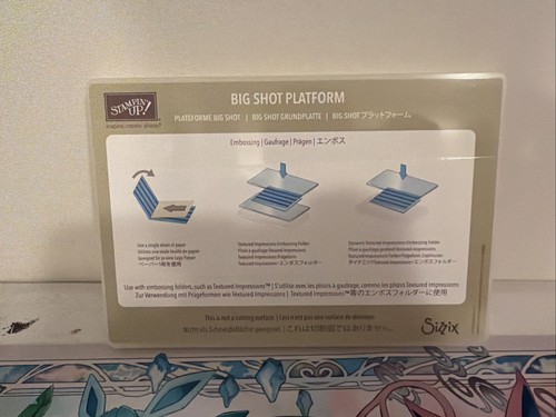 SIZZIX Big Shot Platform For