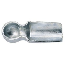Support pour attelage de remorque de vélo F1 Hebie, argent