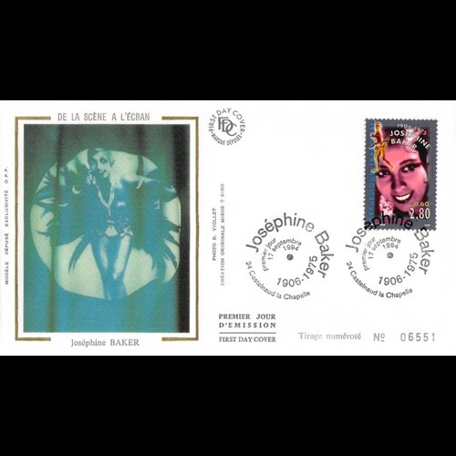 Fdc soie joséphine - fdc, baker