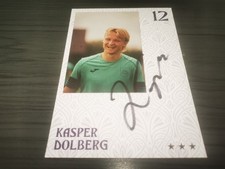 Kasper Dolberg hand signed RSC Anderlecht Club autograph card