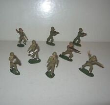 8 STARLUX INFANTRY SOLDIERS 1:32,Type 2,COMBAT +FRENCH INFANTRY,VINTAGE 60s