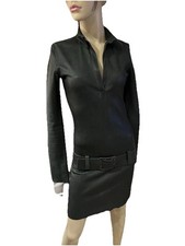 robe Jitrois  en cuir