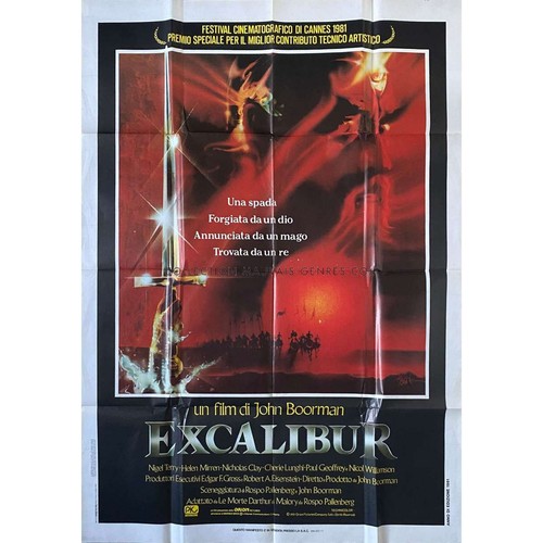 Excalibur affiche film - affiche,