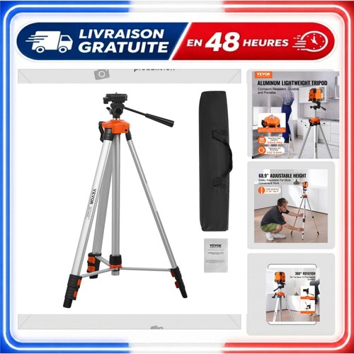 Trépied niveau laser vevor - laser,