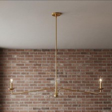 Lustre à bougie en laiton