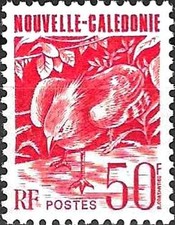 Timbre Oiseaux Nlle Calédonie