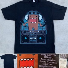 Domo Boombox Headphones T Shirt c NHK TYO 1998 2011 Domo Animation Size M