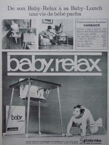 Publicité son baby relax a - de,