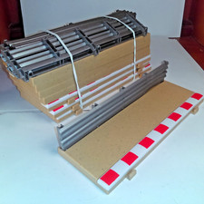 Scalextric C8223 - 8x New Half Straight Borders - 1:32 Sports Track