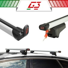 Alu Argent Barres de toit pour