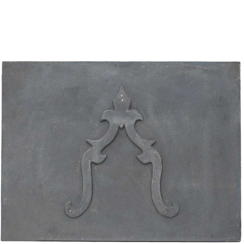 Plaque cheminée fonte - plaque, de